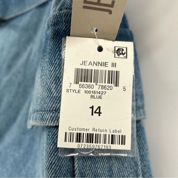 Jeannie Mai X INC Denim Belted Cargo Shorts NEW! - Picture 7 of 10